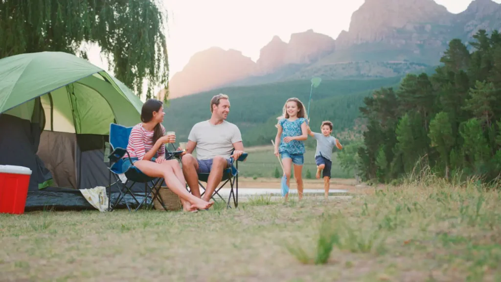 Abenteuer Zelten Familie